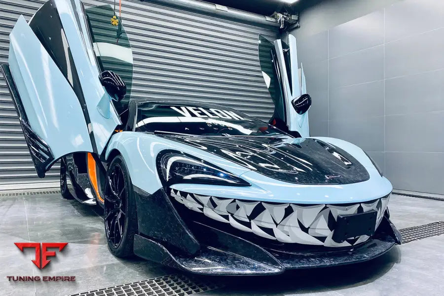 MCLAREN 600LT / 540C / 570S BKSS STYLE CARBON FIBER SIDE SKIRTS UNDER BOARD BSD