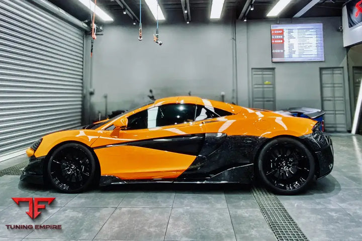 MCLAREN 600LT CABON FIBER QUARTER PANEL REAR SIDE SKIRTS BSD