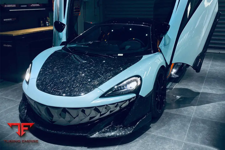 MCLAREN 600LT CARBON FIBER FRONT BUMPER SIDE SPLITTER BSD