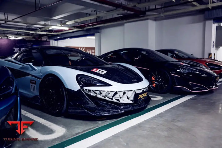 MCLAREN 600LT CARBON FIBER FRONT BUMPER SIDE SPLITTER BSD