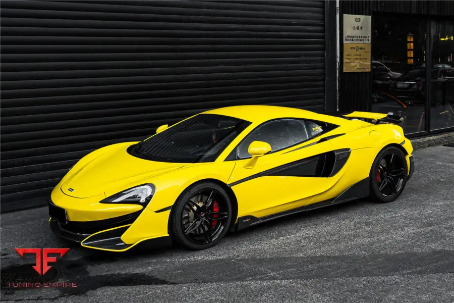 MCLAREN 600LT CARBON FIBER FRONT LIP SIDE SPLITTER BSD