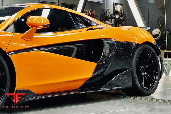 MCLAREN 600LT CARBON FIBER QUARTER PANEL SIDE SCOOPS BSD