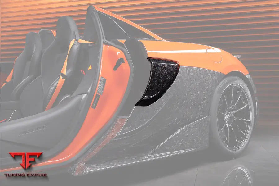 MCLAREN 600LT CARBON FIBER QUARTER PANEL SIDE SCOOPS BSD