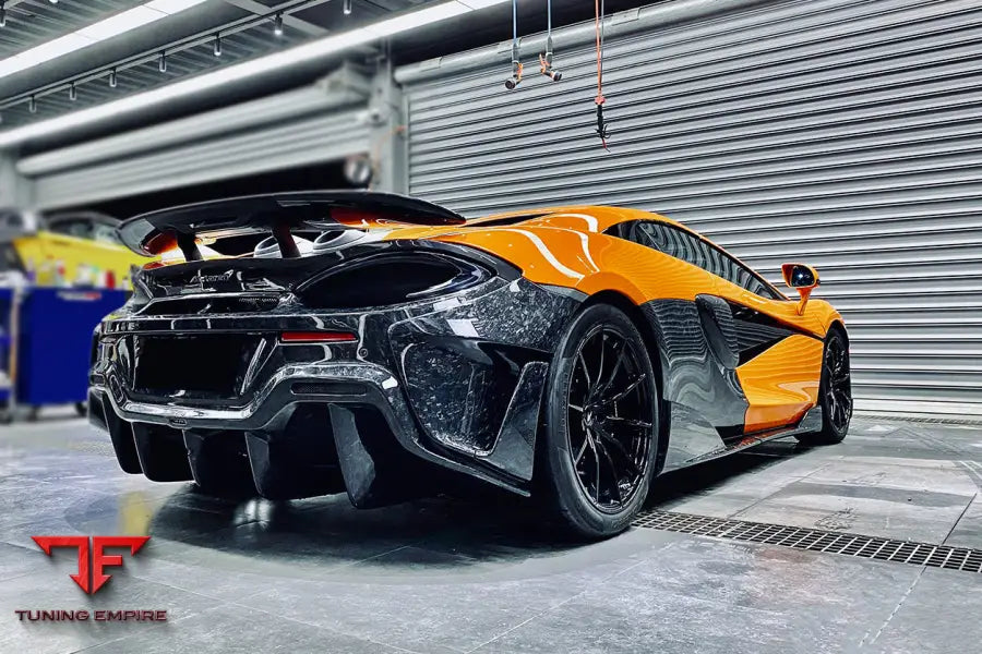 MCLAREN 600LT CARBON FIBER REAR BUMPER BSD