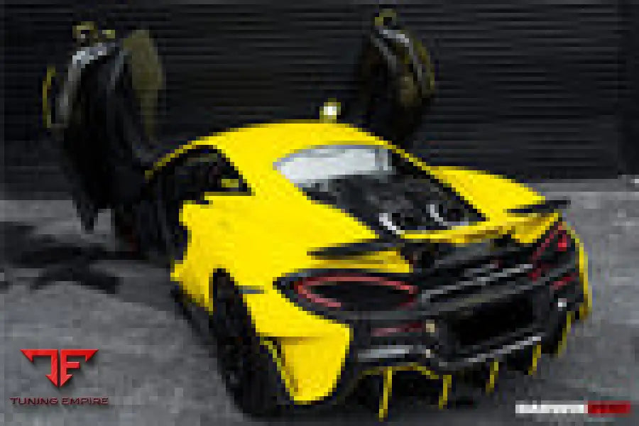 MCLAREN 600LT CARBON FIBER REAR BUMPER SIDE CANARDS BSD