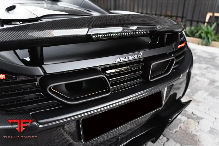 MCLAREN 650S & 12C BKSS STYLE TRUNK SPOILER BSD
