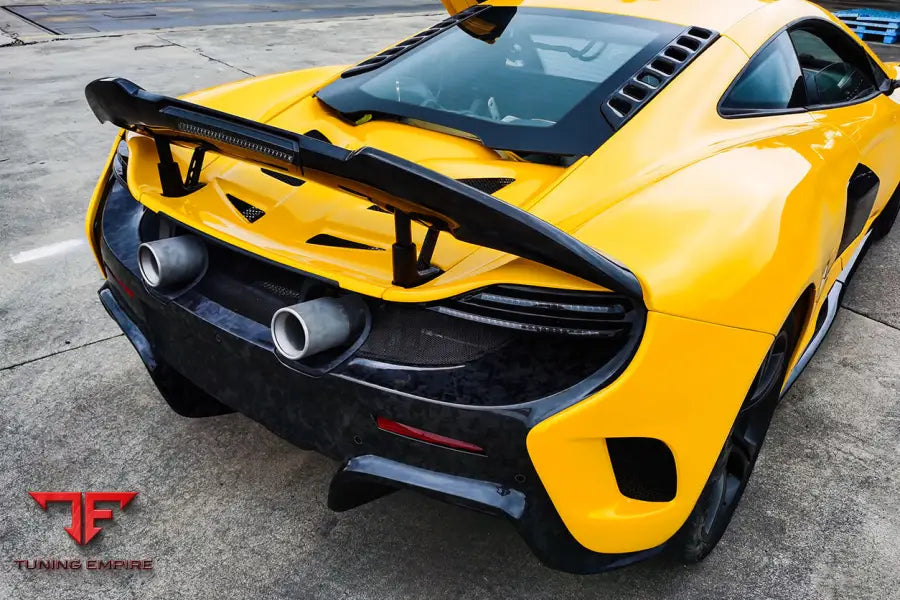 MCLAREN 650S 625C MP4 12C 675LT STYLE DRY CARBON FIBER REAR BODY KIT BSD