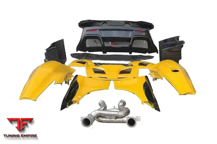 MCLAREN 650S 625C MP4 12C 675LT STYLE DRY CARBON FIBER REAR BODY KIT BSD