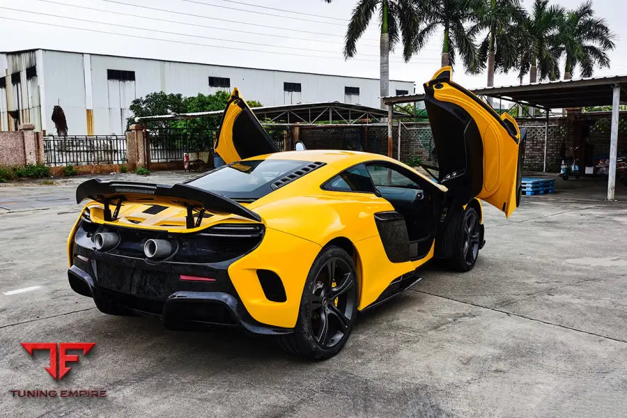 MCLAREN 650S 625C MP4 12C 675LT STYLE DRY CARBON FIBER REAR BODY KIT BSD