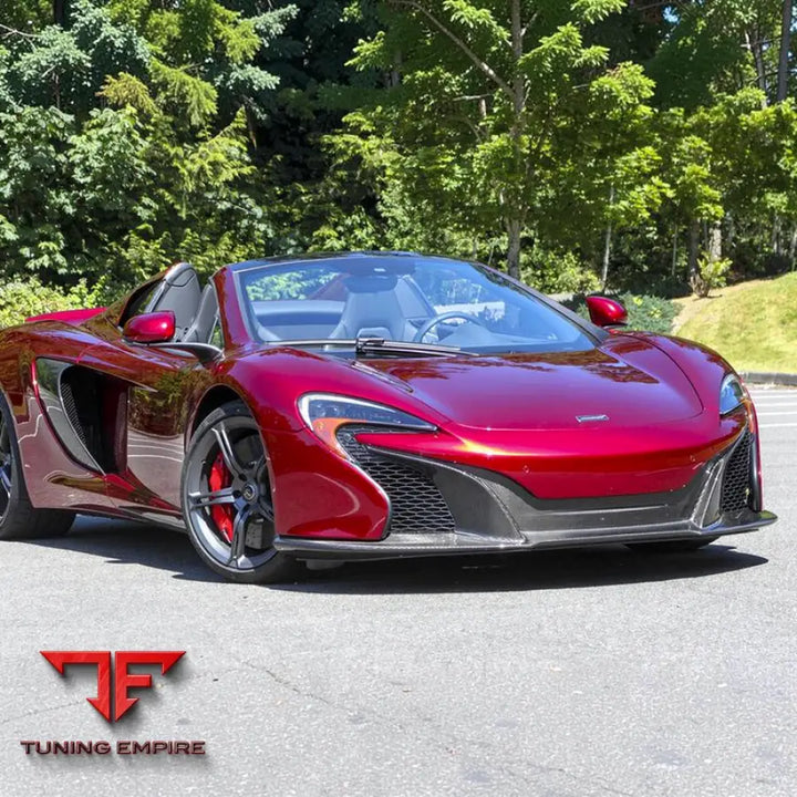 MCLAREN 650S CARBON FIBER FRONT BUMPER LIP SPLITTER