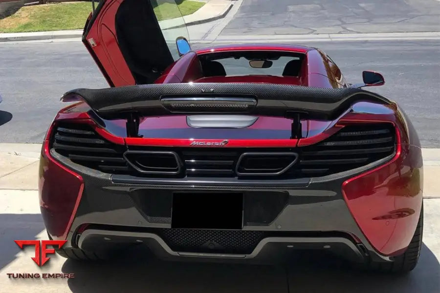 MCLAREN 650S OEM STYLE CARBON FIBER REAR BUMPER BSD