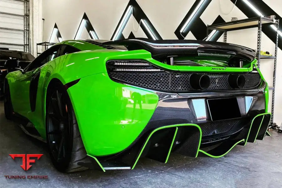 MCLAREN 650S OEM STYLE CARBON FIBER REAR BUMPER BSD