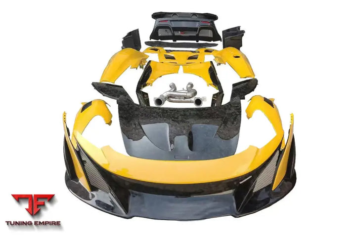 MCLAREN 650S MP4 12C FULL 675LT STYLE AUTOCLAVE CARBON FIBER BODY KIT BSD