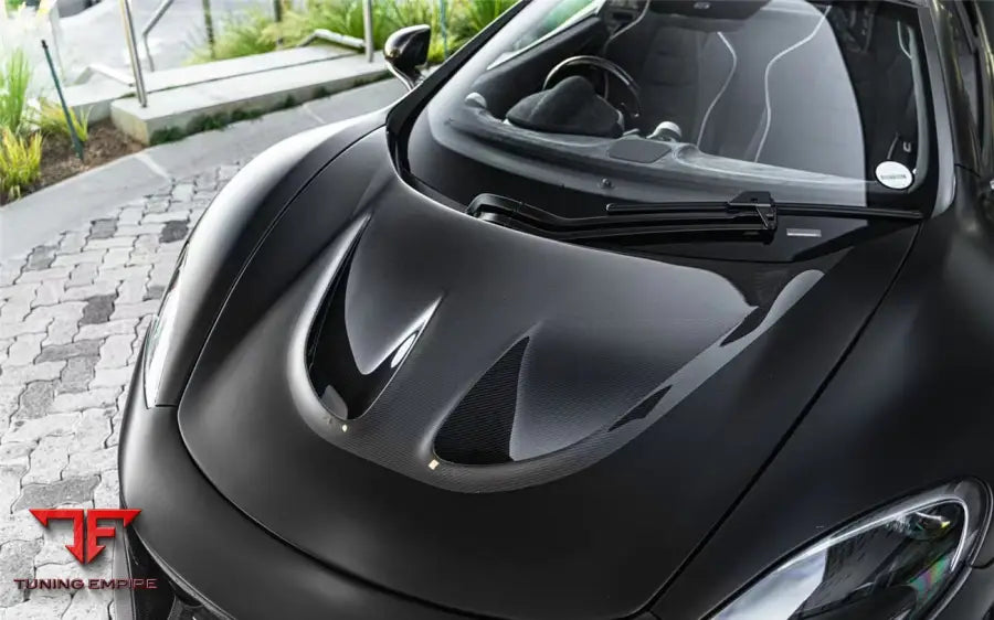 MCLAREN 650S P1 STYLE CARBON FIBER HOOD BSD