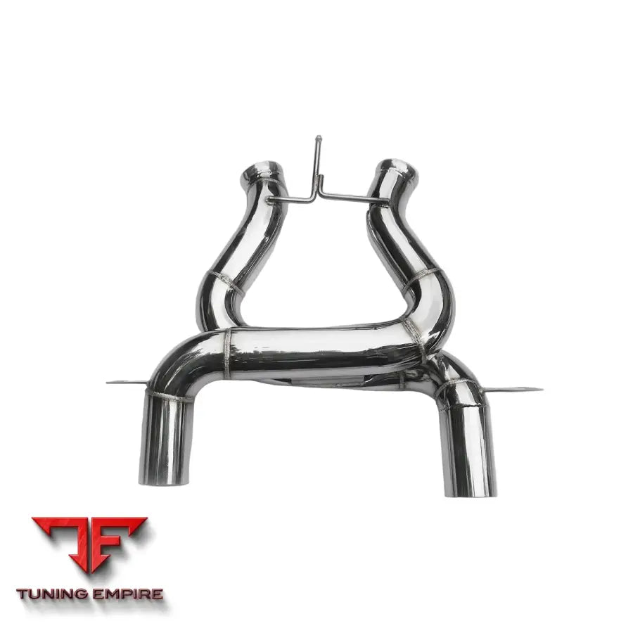 MCLAREN 650S UPGRADE 675LT STAINLESS STEEL CATBACK RAZOR EXHAUST WITHOUT MUFFLER VALVE