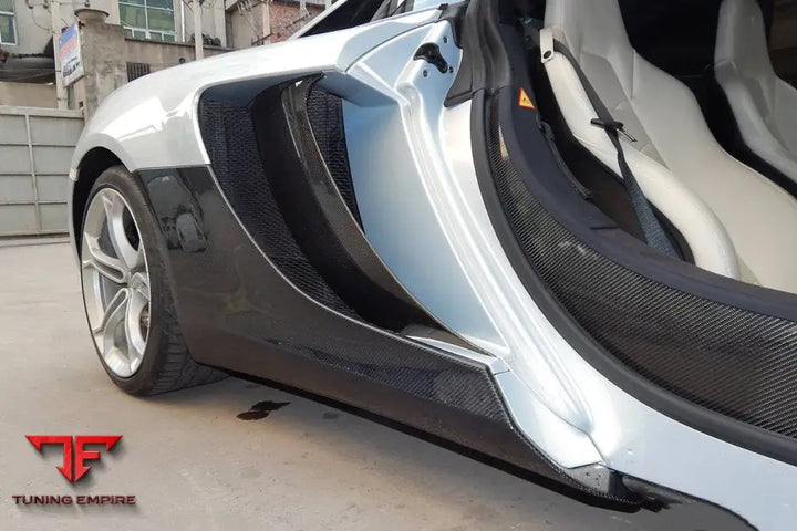 MCLAREN 650SMP4 12C OEM STYLE CARBON FIBER SIDE SKIRTS BSD