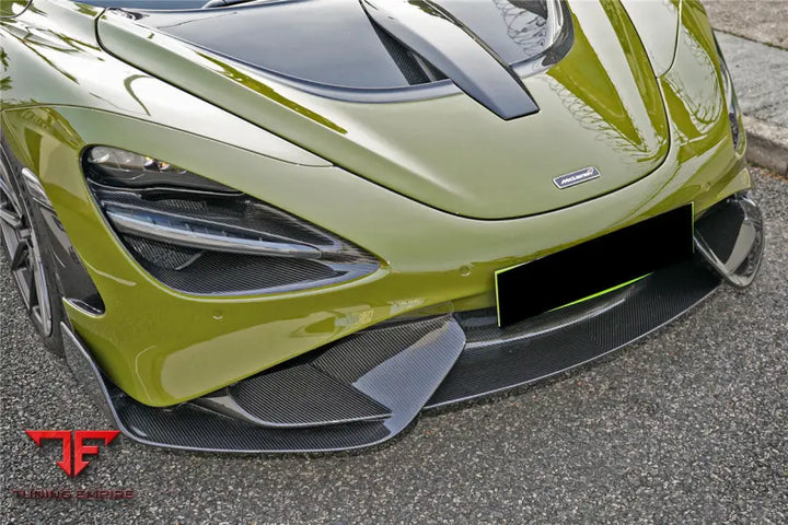 MCLAREN 720S 765LT-STYLE DRY PART CARBON FIBER FRONT BUMPER BSD