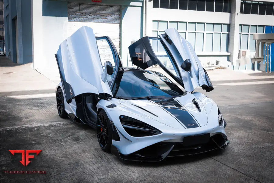 MCLAREN 720S 765LT-STYLE DRY PART CARBON FIBER FRONT BUMPER BSD