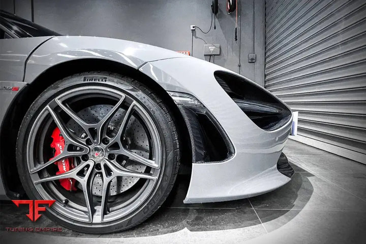 MCLAREN 720S CARBON FIBER FRONT BUMPER SIDE AIR VENTS REPLACEMENT BSD