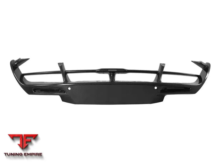 MCLAREN 720S OEM STYLE CARBON FIBER REAR BUMPER CENTER VALANCE BSD