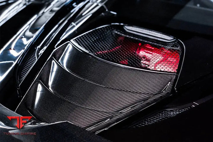 MCLAREN 720S COUPE ONLY DRY CARBON FIBER ENGINE COVER REPLACEMENT （DONT FIT SPYDER） BSD