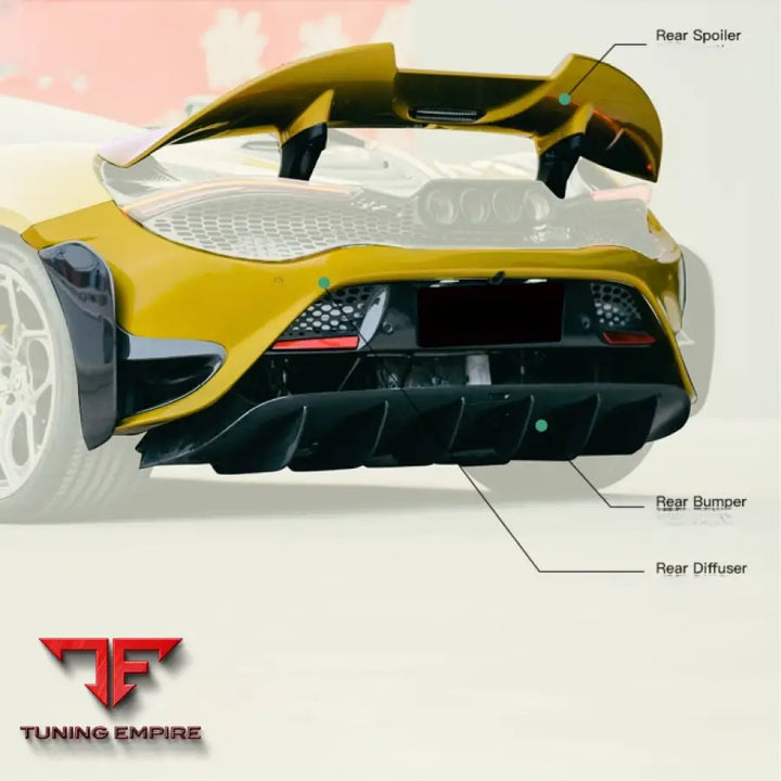 MCLAREN 720S DRY CARBON FIBER BODY KIT PARTS