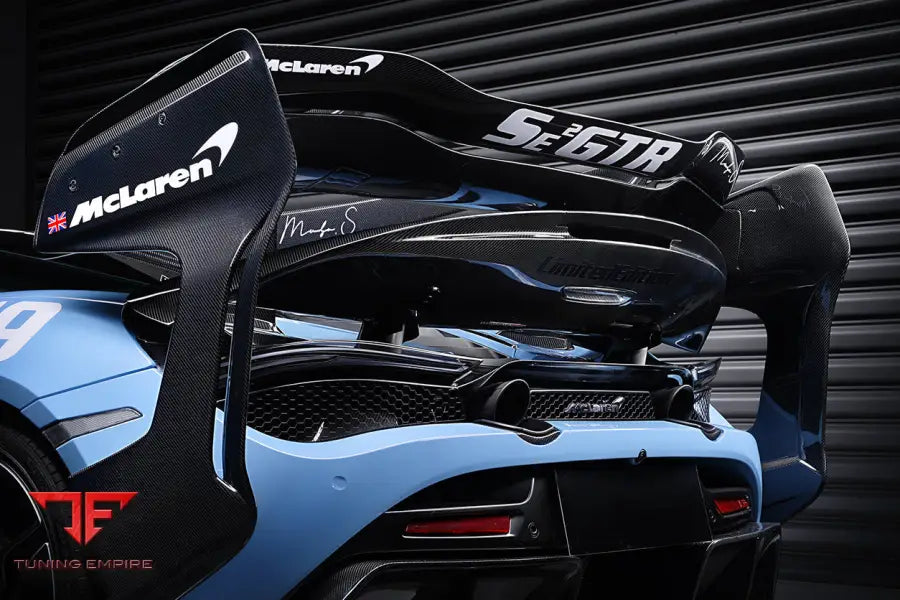 MCLAREN 720S SE²GTR STYLE TRUNK WING WITH SIDE WINGLETS BSD