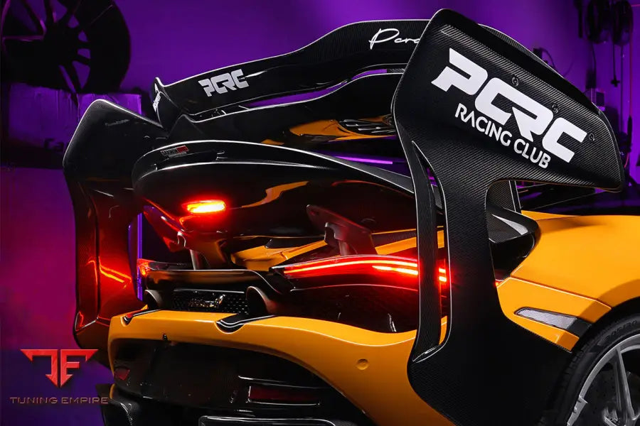 MCLAREN 720S SE²GTR STYLE TRUNK WING WITH SIDE WINGLETS BSD
