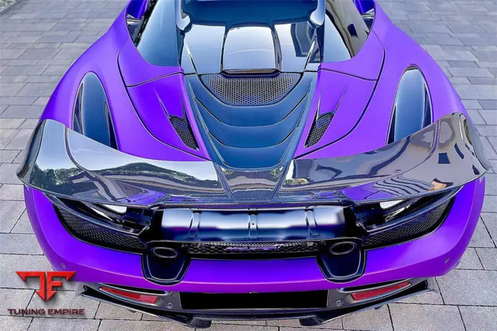 MCLAREN 720S SPYDER ONLY DRY CARBON FIBER ENGINE COVER REPLACEMENT BSD