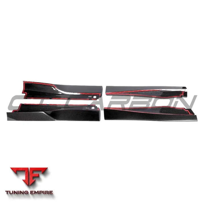 MCLAREN 750S 2023+ CARBON FIBRE SIDE SKIRTS - CT CARBON