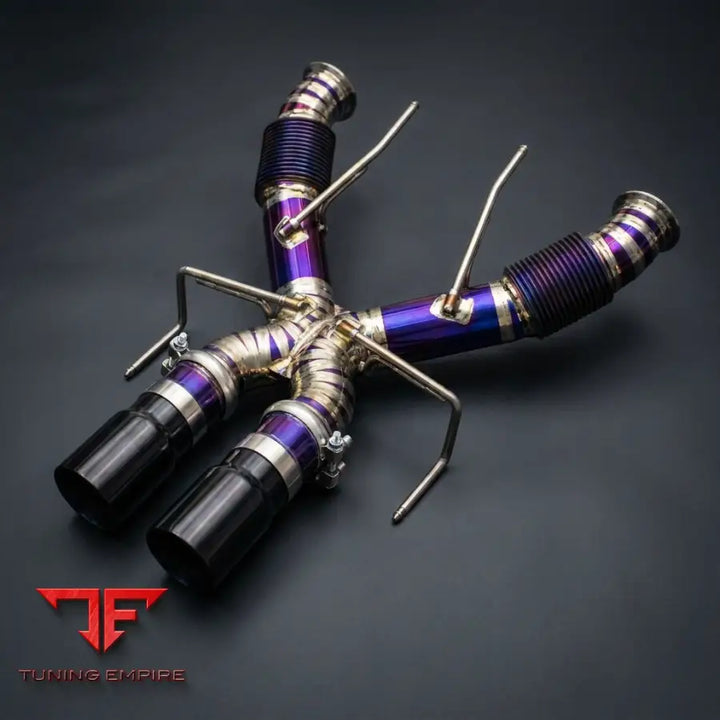 MCLAREN 750S 4.0 RAZOR TITANIUM RACE CATBACK EXHAUST