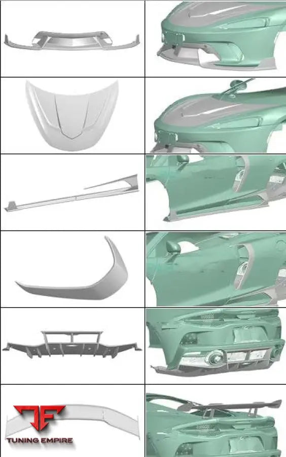 MCLAREN GT CARBON FIBER PARTS