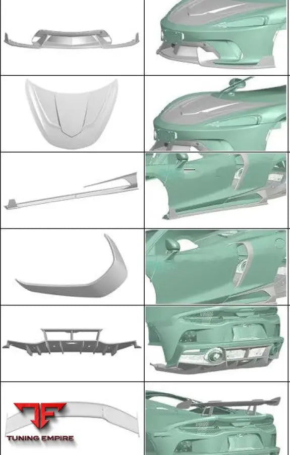 MCLAREN GT CARBON FIBER PARTS