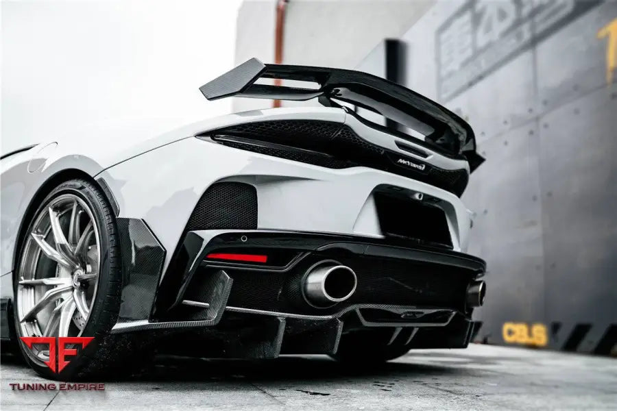 MCLAREN GT WP STYLE DRY CARBON FIBER REAR DIFFUSER LIP BSD