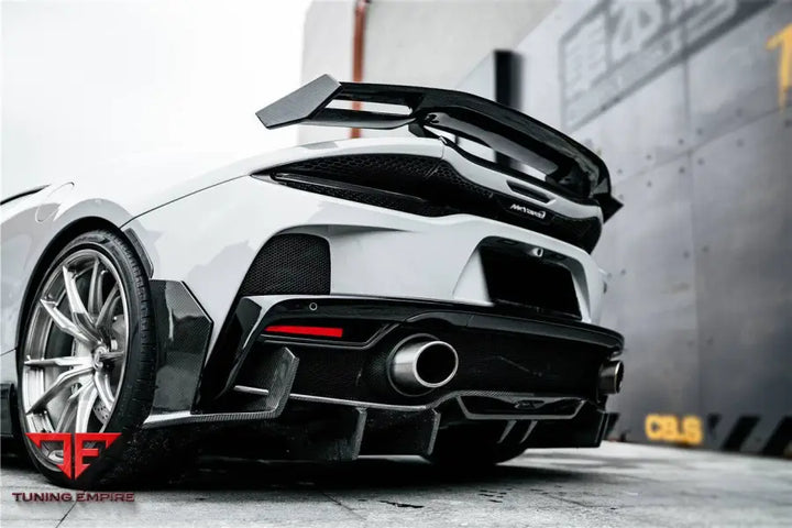MCLAREN GT WP STYLE DRY CARBON FIBER REAR DIFFUSER LIP BSD