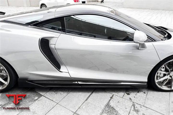 MCLAREN GT WP STYLE DRY CARBON FIBER SIDE AIR INTAKE BLADES BSD