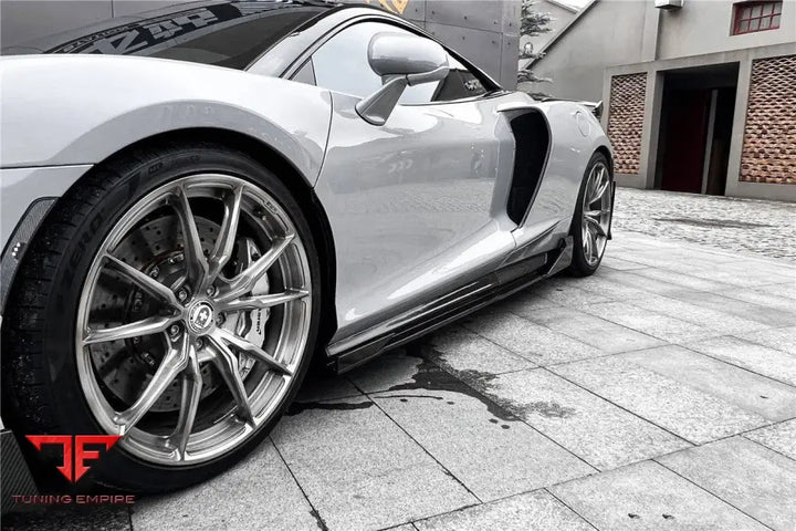 MCLAREN GT WP STYLE DRY CARBON FIBER SIDE SKIRTS BSD