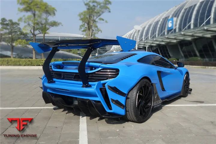 MCLAREN MP4-12C & 650S REBEL PERFORMANCE STYLE CARBON FIBER TRUNK SPOILER WING BSD