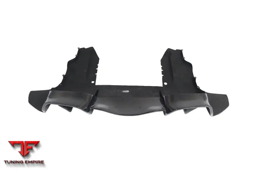 MCLAREN MP4 12C & 650S REBEL PERFORMANCE STYLE PARTIAL CARBON FIBER REAR BUMPER BSD