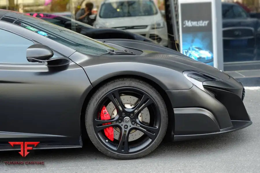 MCLAREN MP4-12C 675LT STYLE CARBON FIBER FRONT BUMPER & FENDER BSD