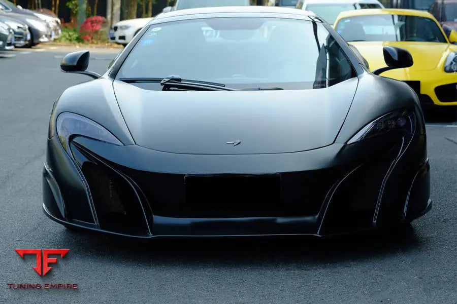 MCLAREN MP4-12C 675LT STYLE CARBON FIBER FRONT BUMPER & FENDER BSD