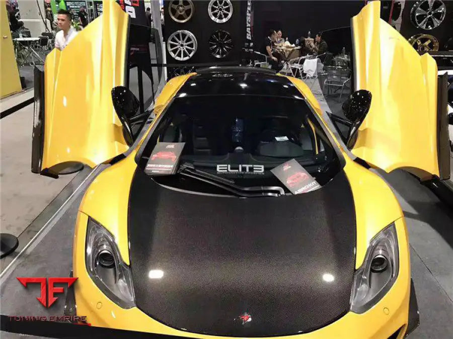 MCLAREN MP4-12C OEM STYLE CARBON FIBER HOOD BSD
