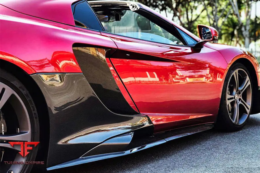 MCLAREN MP4-12C OEM STYLE CARBON FIBER SIDE INTAKE BLADES BSD