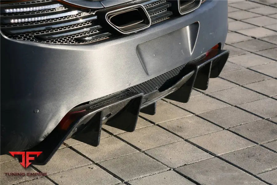 MCLAREN MP4 12C650S DP STYLE CARBON FIBER REAR DIFFUSER BSD