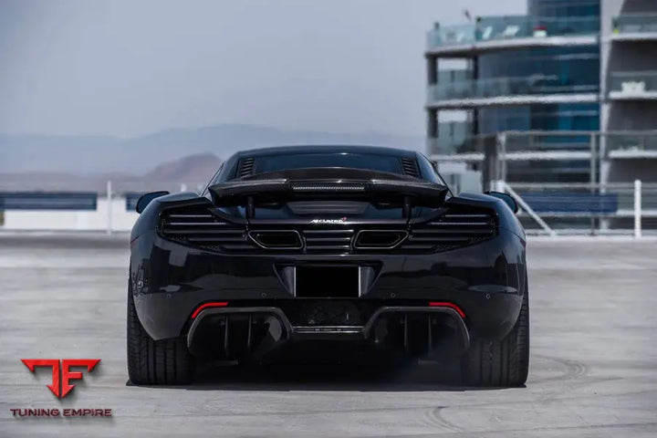 MCLAREN MP4 12C650S DPR STYLE CARBON FIBER REAR DIFFUSER BSD