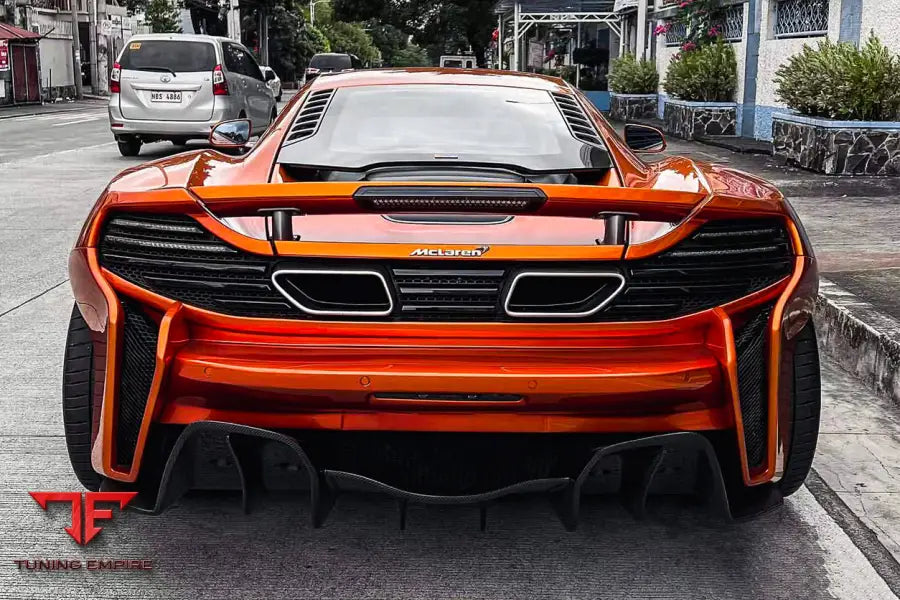 MCLAREN MP4 12C650S REBEL PERFORMANCE STYLE REAR BUMPER BSD