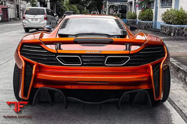 MCLAREN MP4 12C650S REBEL PERFORMANCE STYLE REAR BUMPER BSD