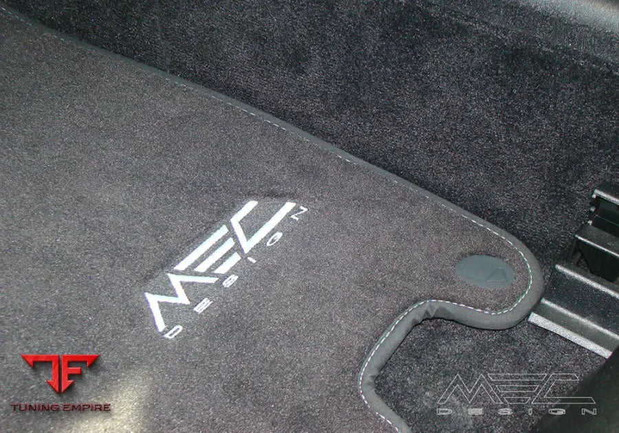 MEC Design R230 SL Class floor mats in precious velours V12 from 9/02 (New Fastening clips) 2 Pieces