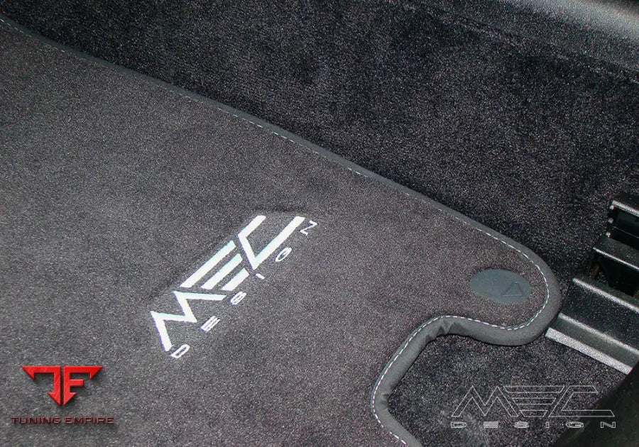 MEC Design R230 SL Class floor mats in precious velours V12 from 9/02 (New Fastening clips) 2 Pieces