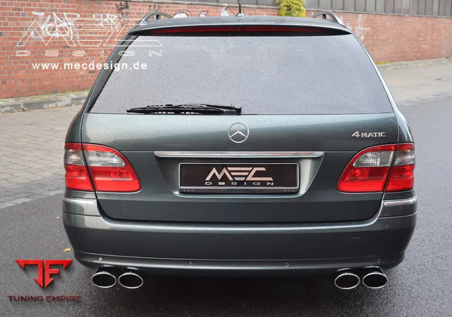 MEC Design rear muffler for sport-exhaust system for AMG rear bumper W211 E55+E63AMG Station Wagon (not Limousine!!!)
